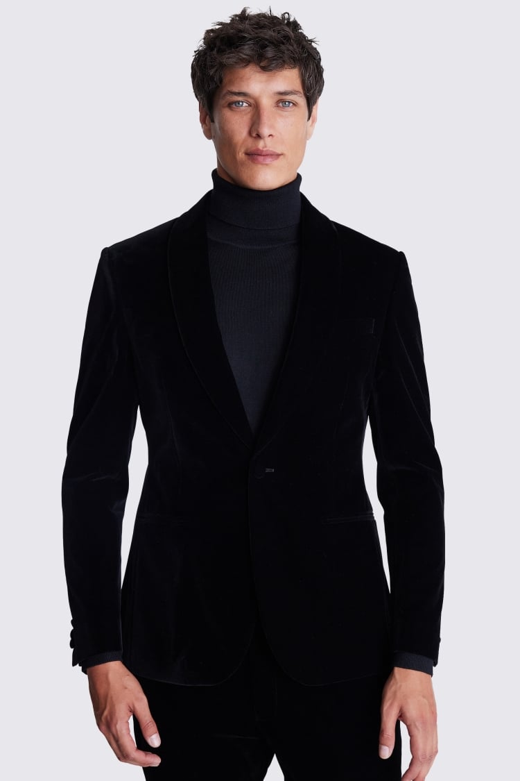 Polo neck suit jacket best sale