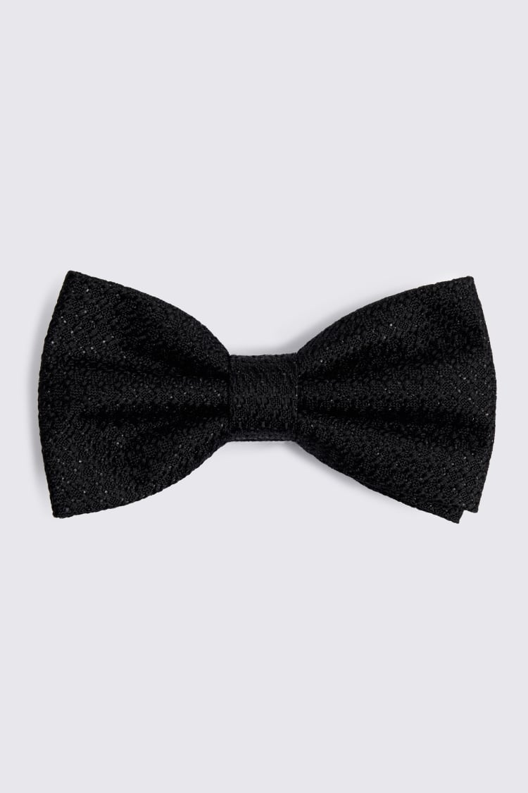 Burgundy Silk Grenadine Bow Tie