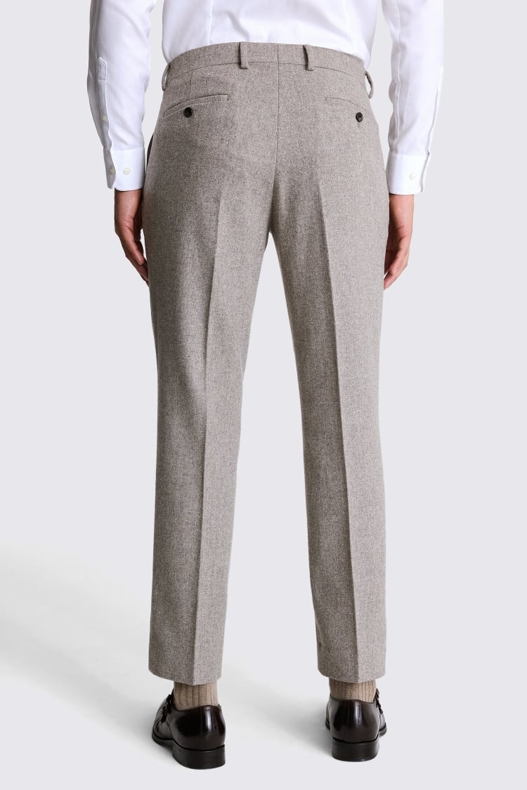 Tailored Fit Stone Donegal Pant