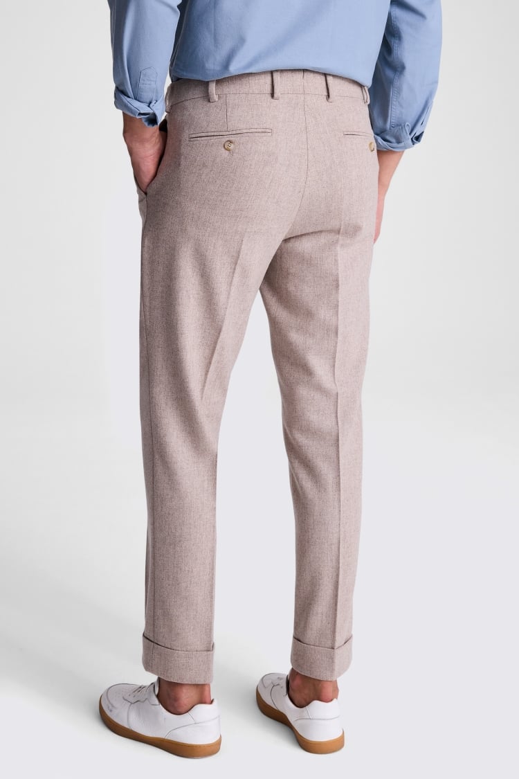 Oatmeal Flannel Trousers