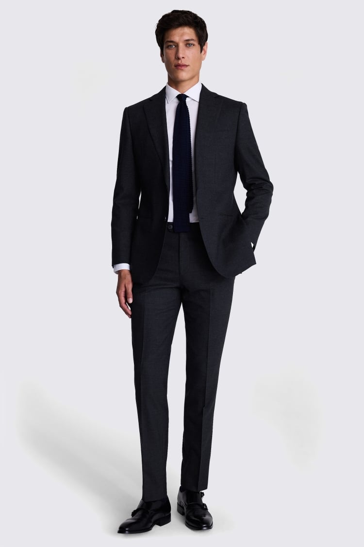 Tailored Fit Navy Puppytooth Performance Suit