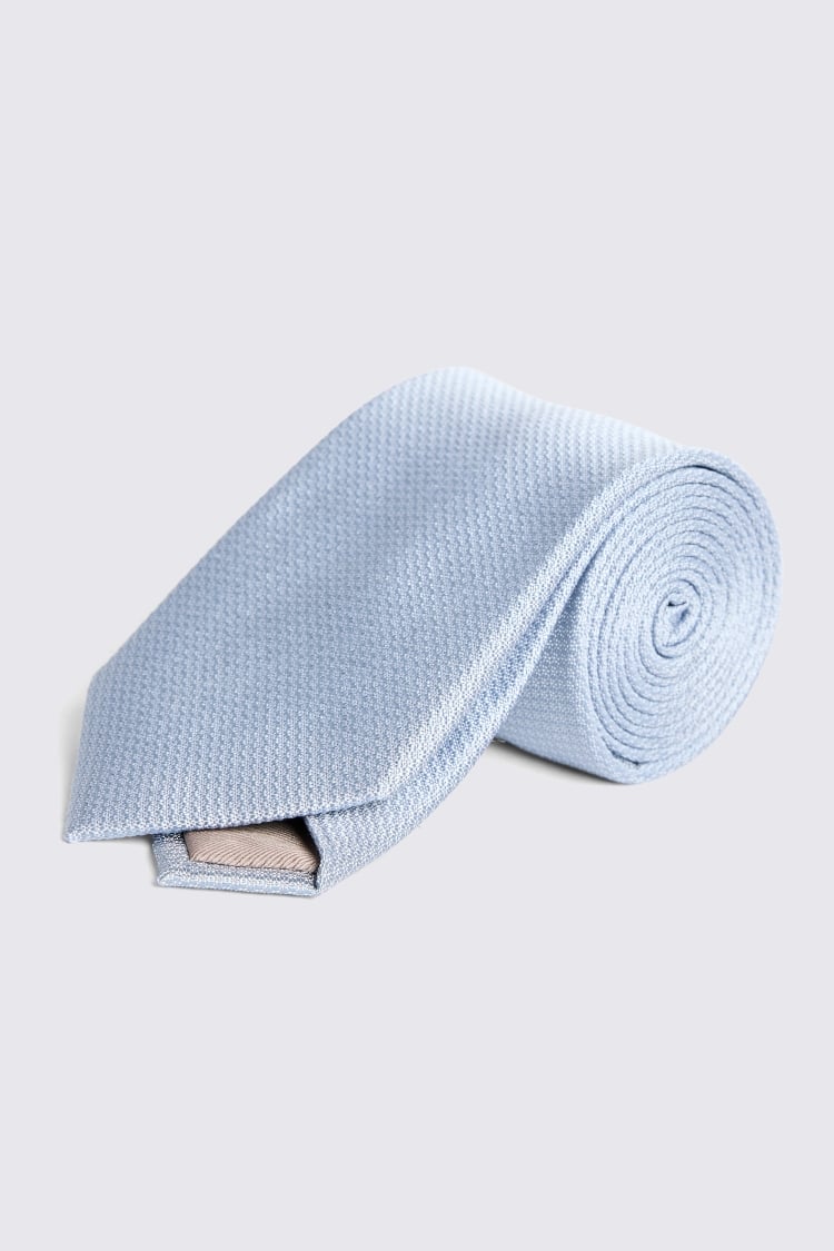 Sky Silk Semi Plain Tie