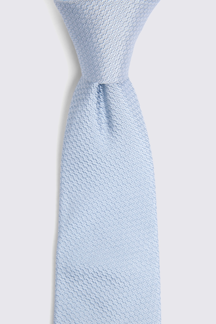 Sky Silk Semi Plain Tie