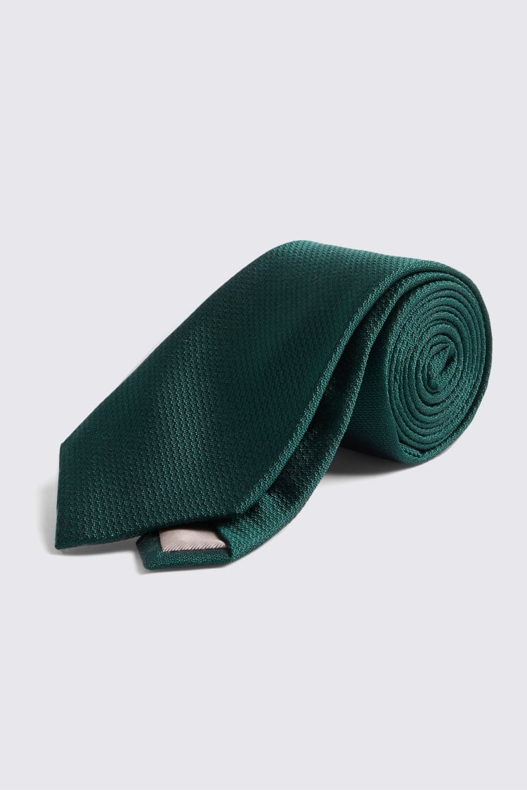 Emerald Silk Semi Plain Tie