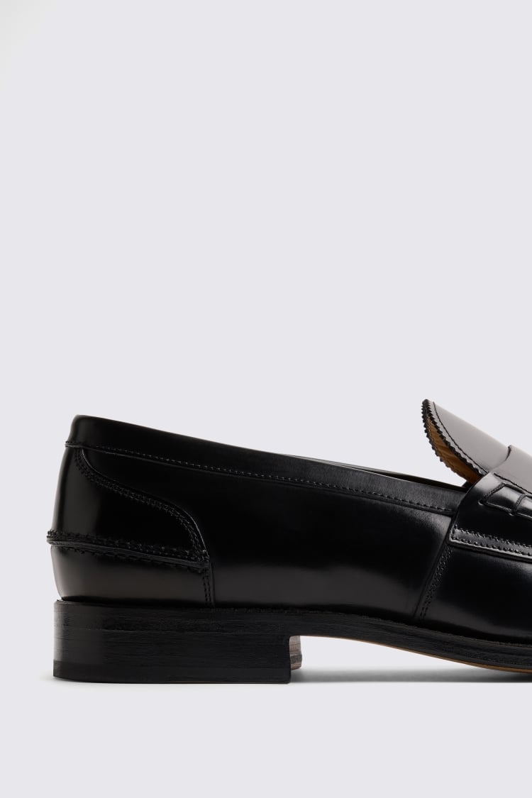 Black Leather Loafers