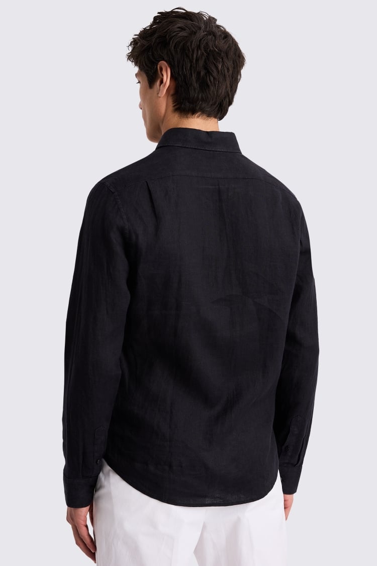 Black Linen Shirt