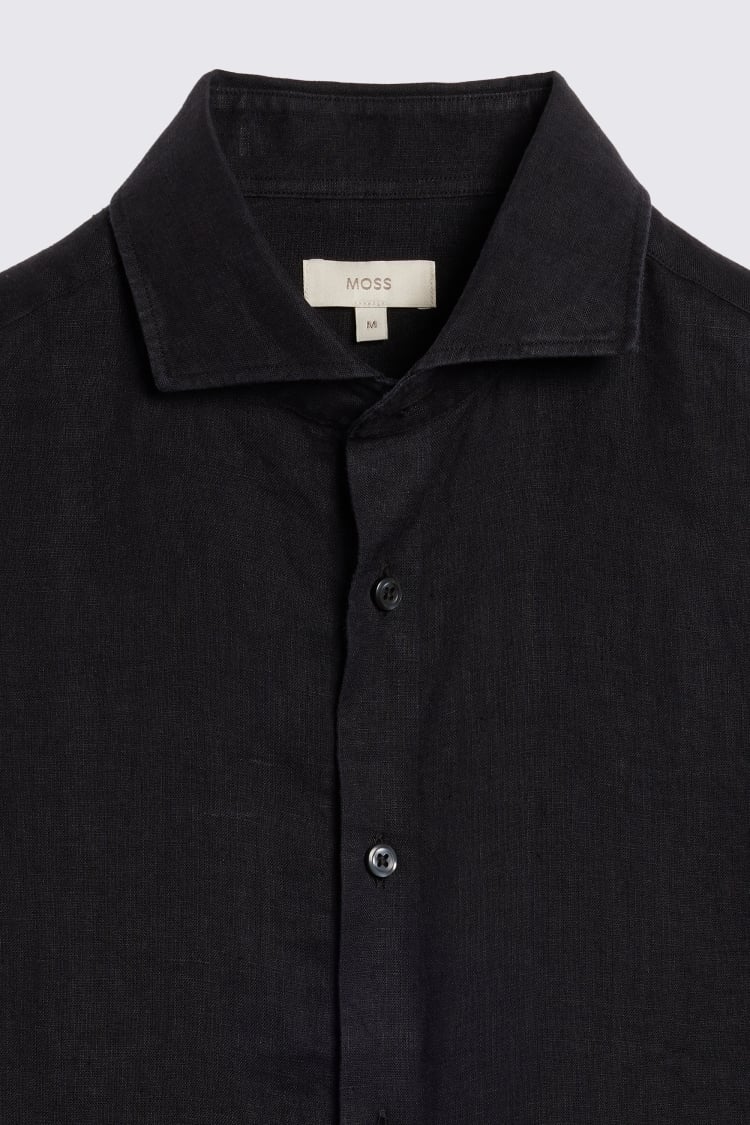 Black Linen Shirt