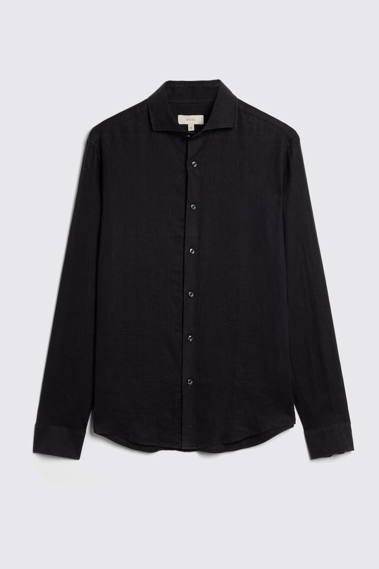 Black Linen Shirt