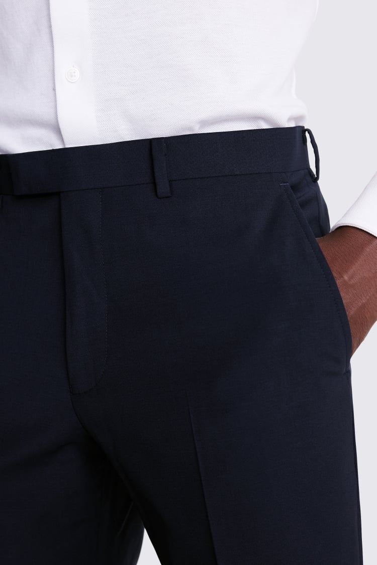  Regular Fit Navy Performance Trousers 