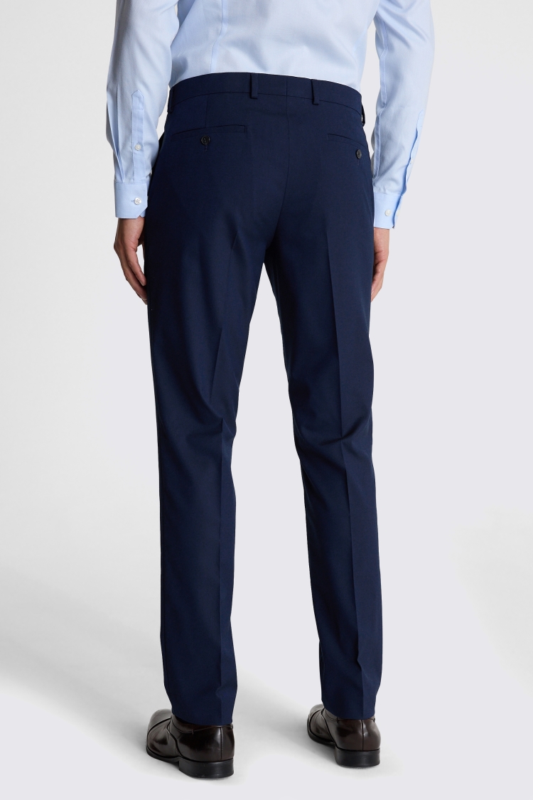 Slim Fit Navy Twill Pants