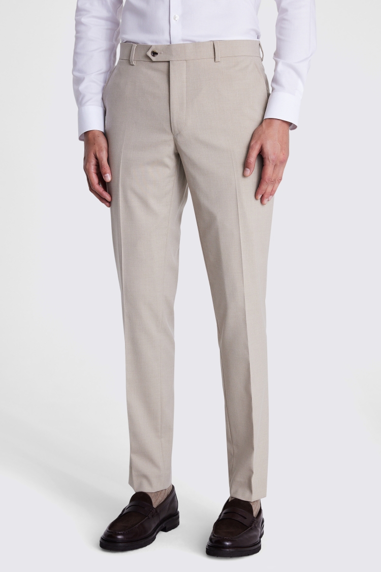 Slim Fit Taupe Suit