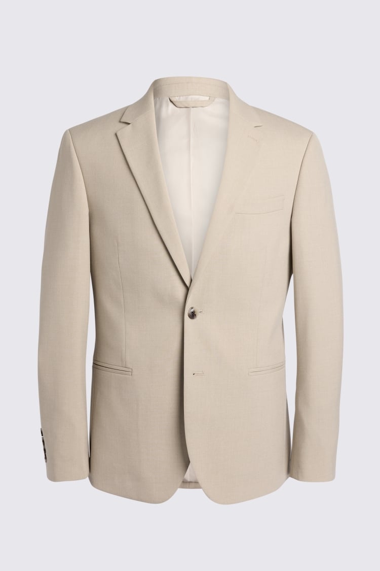 Slim Fit Taupe Suit