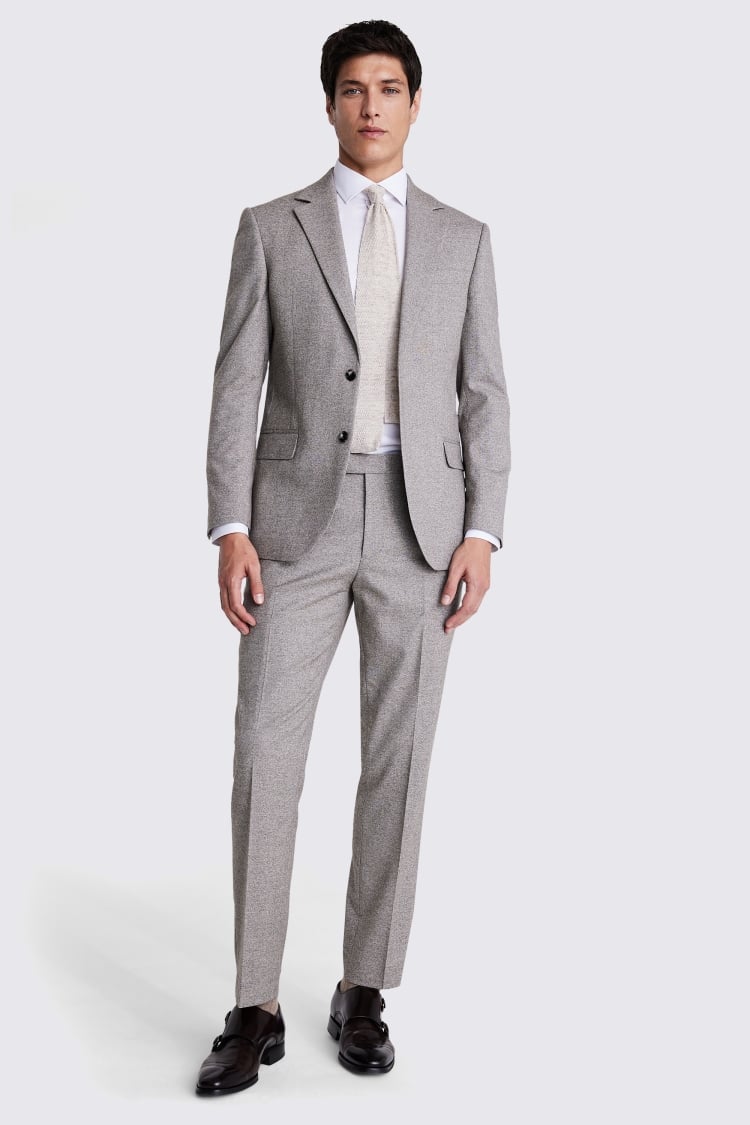 Tailored Fit Neutral Suit