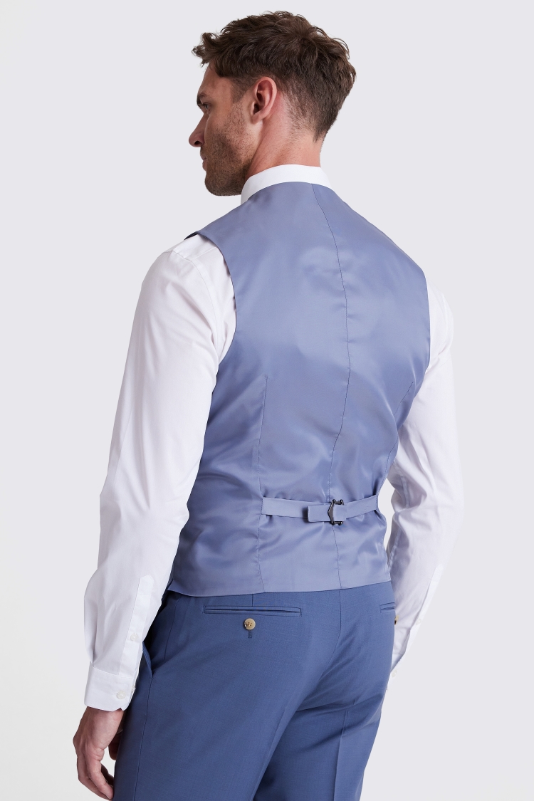 Tailored Fit Steel Blue Performance Vest