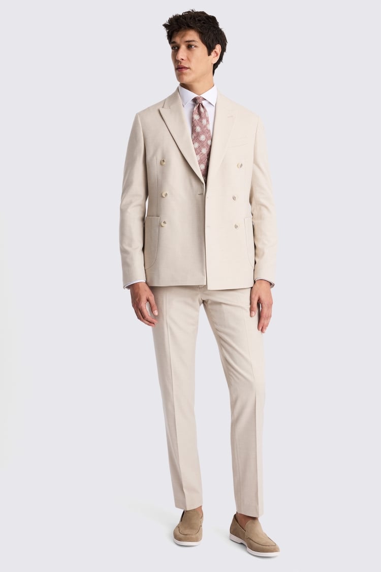 Slim Fit Camel Suit