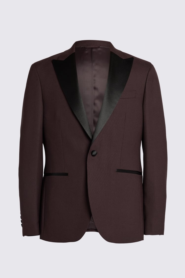 Slim Fit Claret Jacket