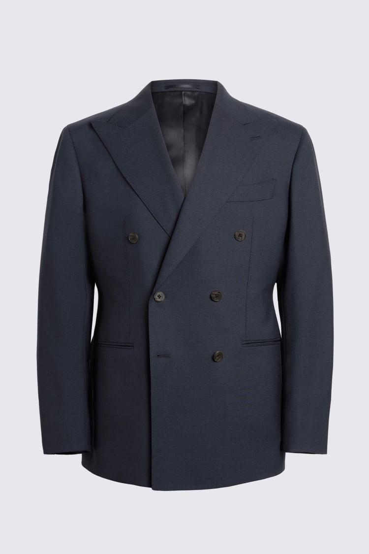 Italian Tailored Fit Navy Jacket