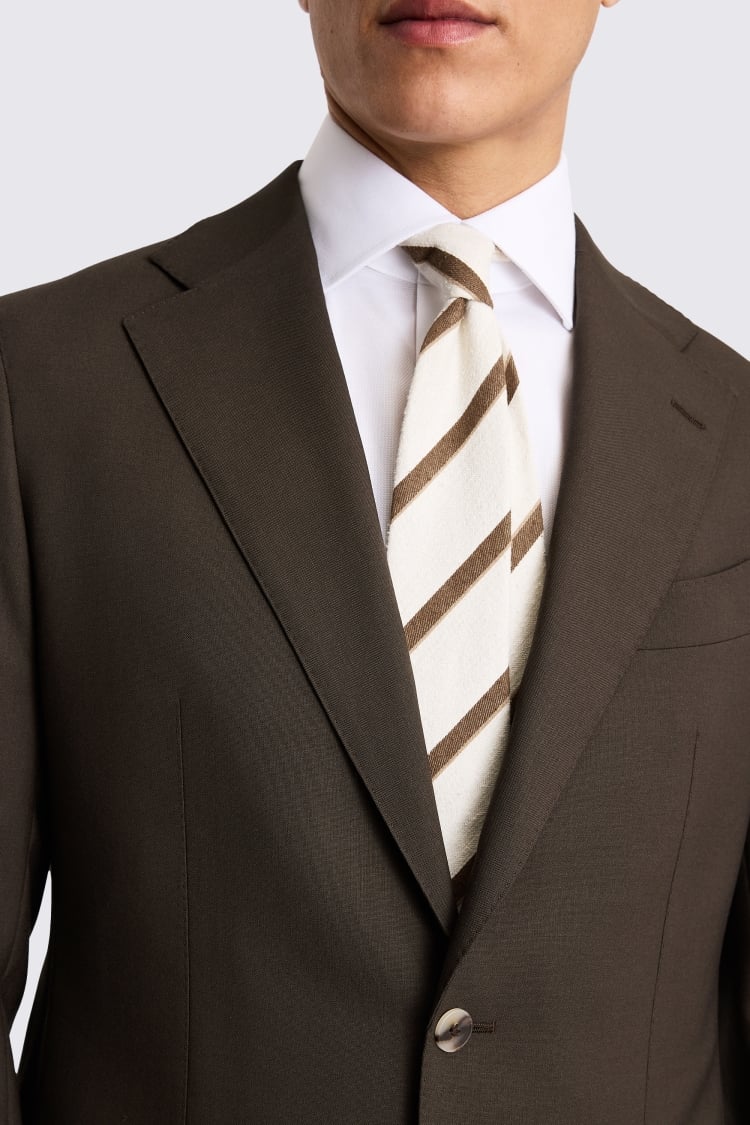 Italian Tailored Fit Brown Suit