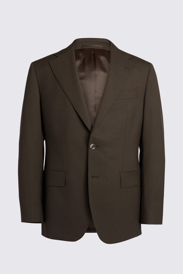 Italian Tailored Fit Brown Suit