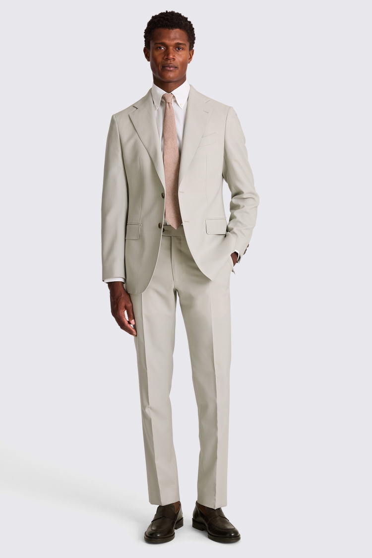 Italian Tailored Fit Stone Suit