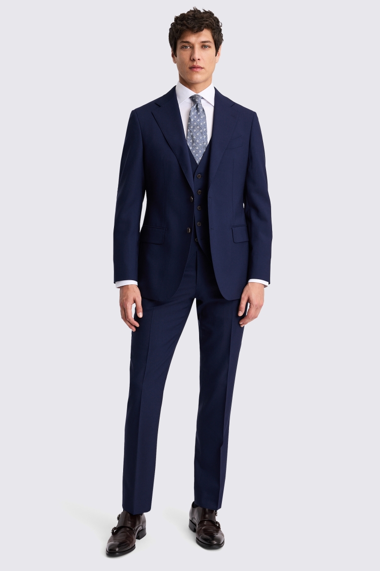 Italian Tailored Fit Bright Blue Suit