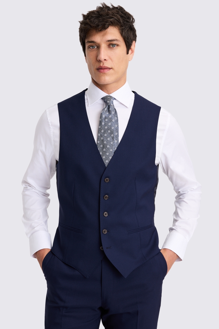 Italian Tailored Fit Bright Blue Suit