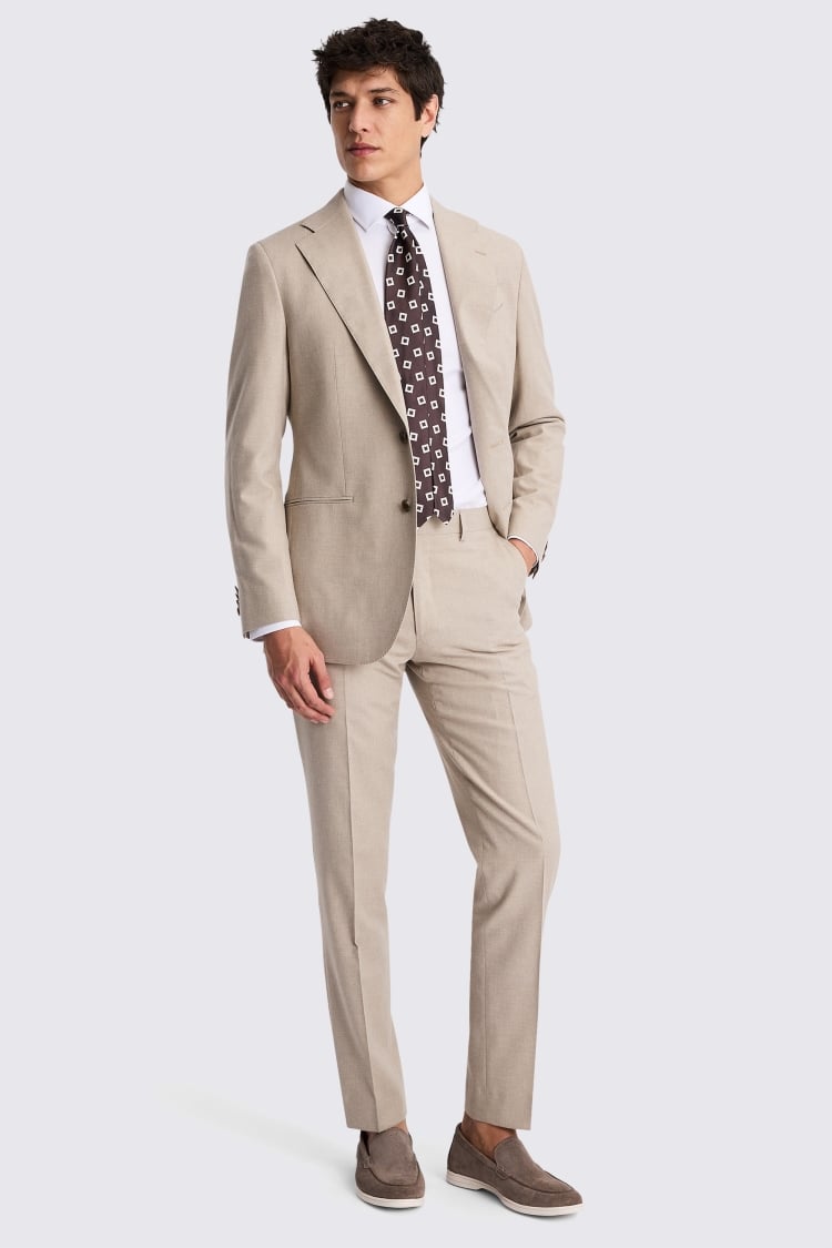 Italian Tailored Fit Neutral Suit