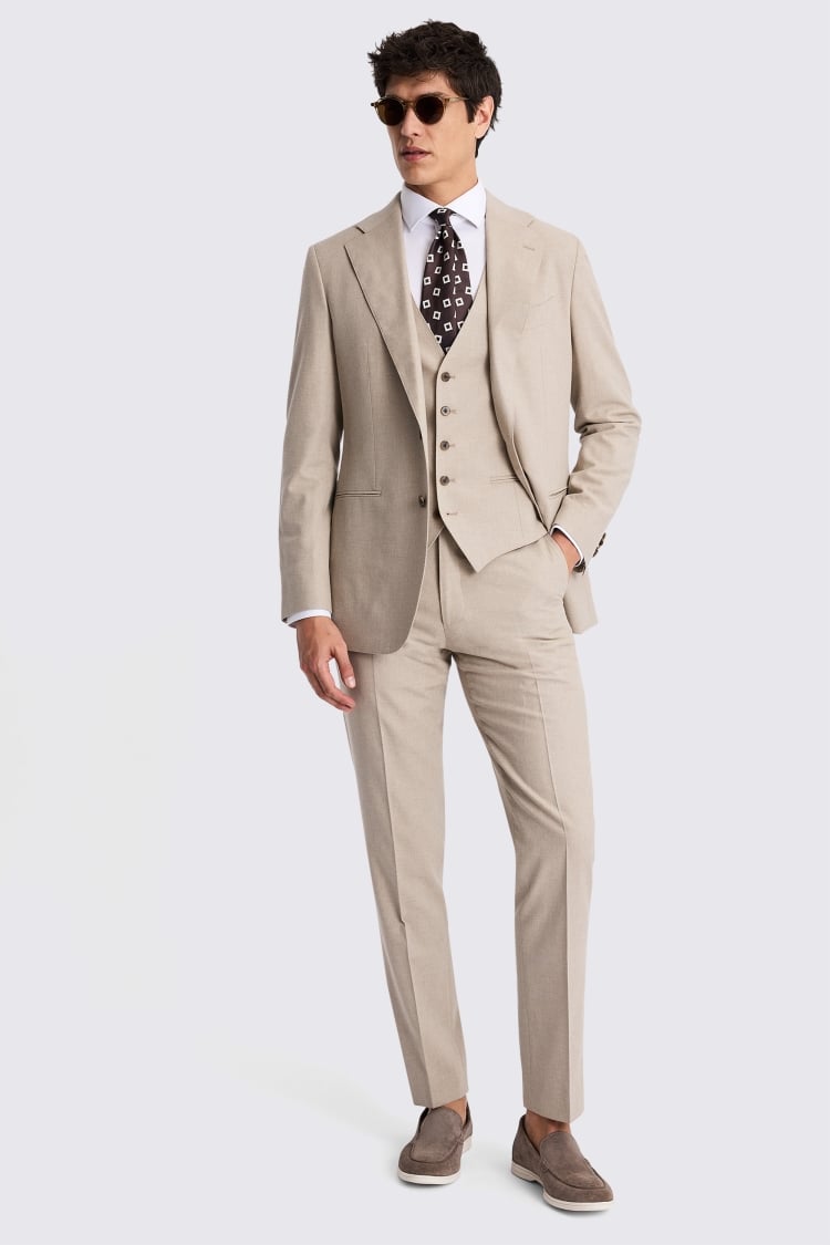 Italian Tailored Fit Neutral Suit