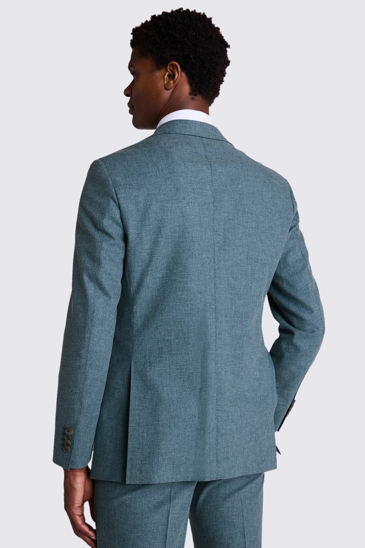 Italian Tailored Fit Teal Suit