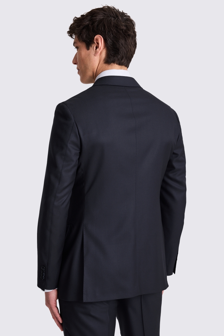 Italian Tailored Fit Navy Twill Suit