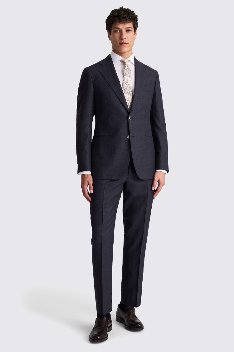 Italian Tailored Fit Navy Suit