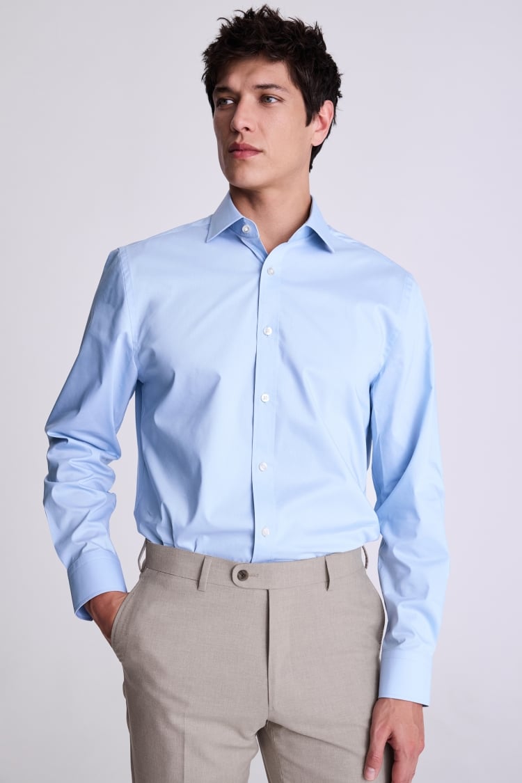 Regular Fit Sky Stretch Shirt