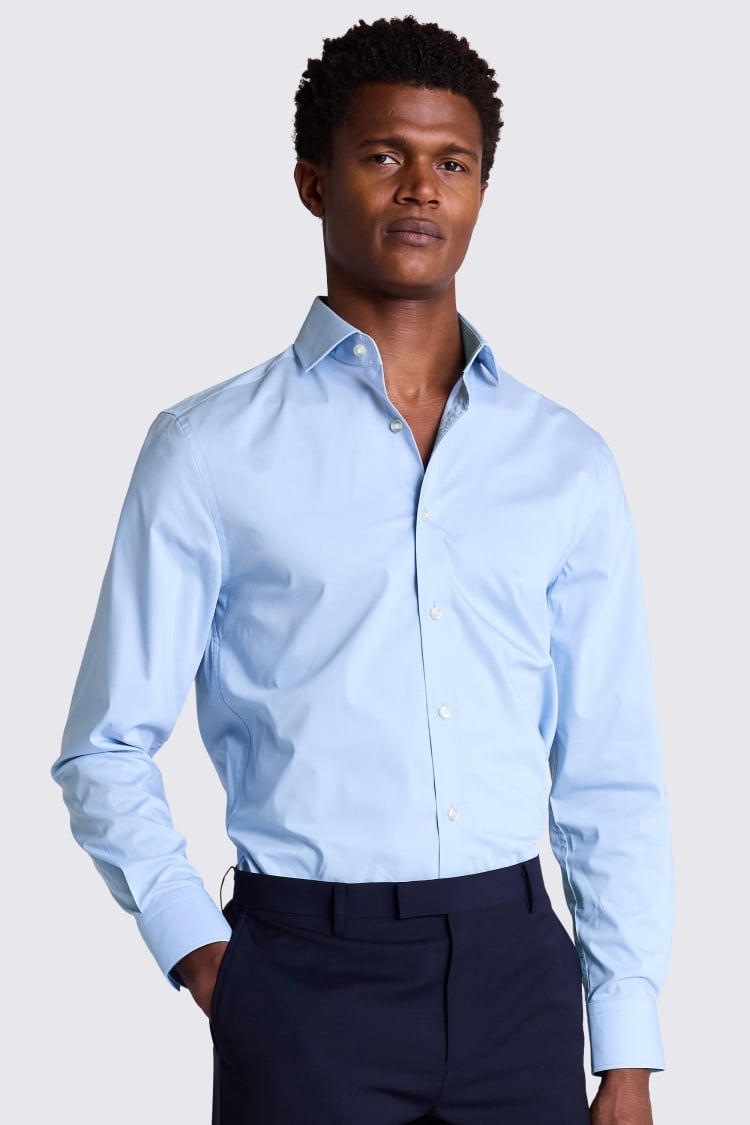 Tailored Fit Sky Stretch Shirt