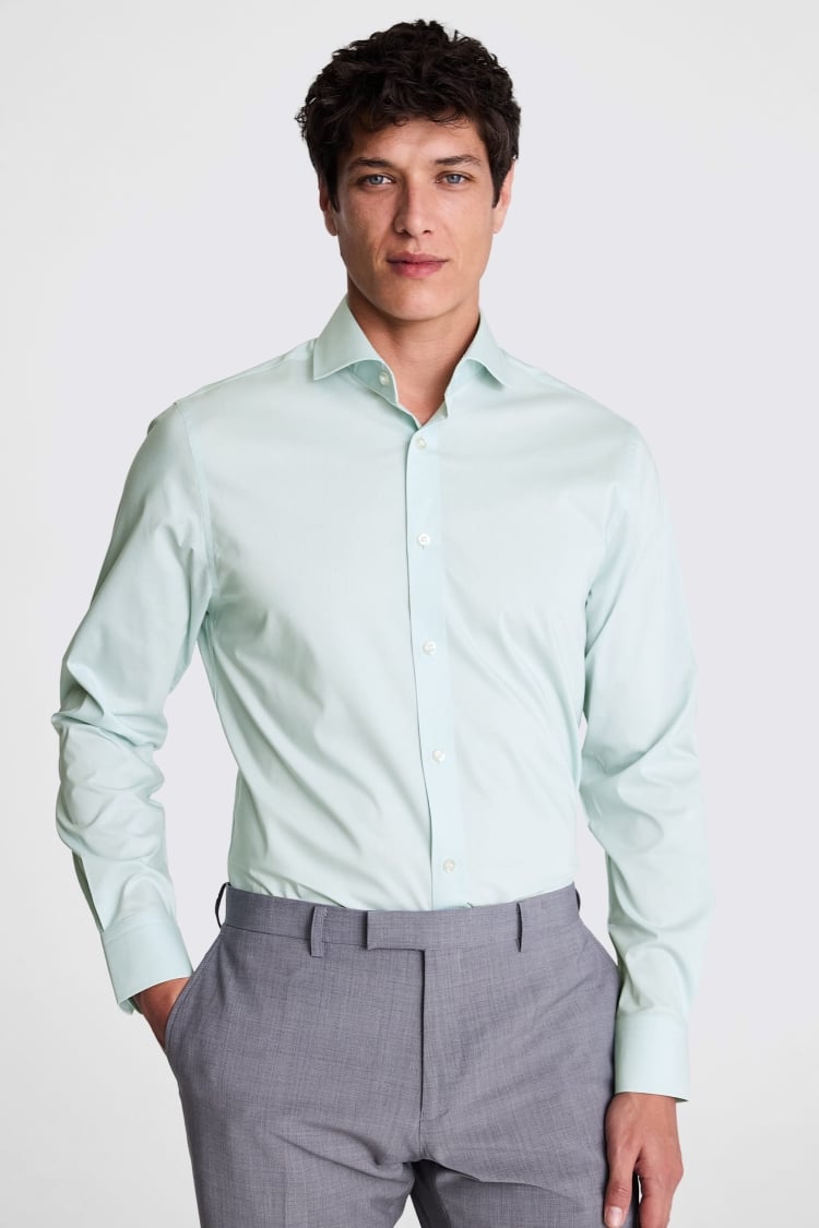 Tailored Fit Aqua Stretch Shirt