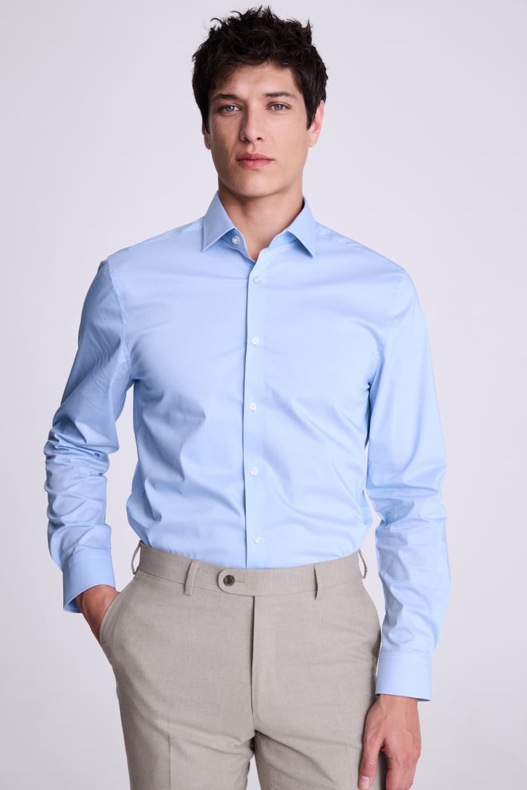 Slim Fit Sky Stretch Shirt