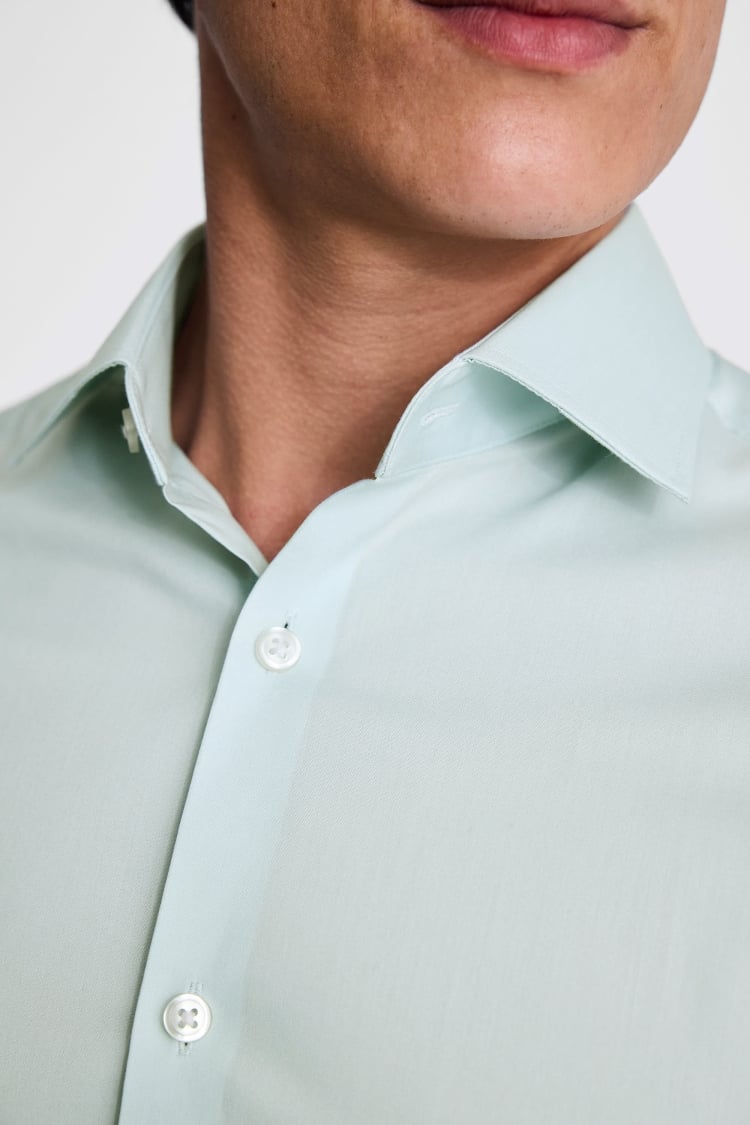 Slim Aqua Stretch Shirt 