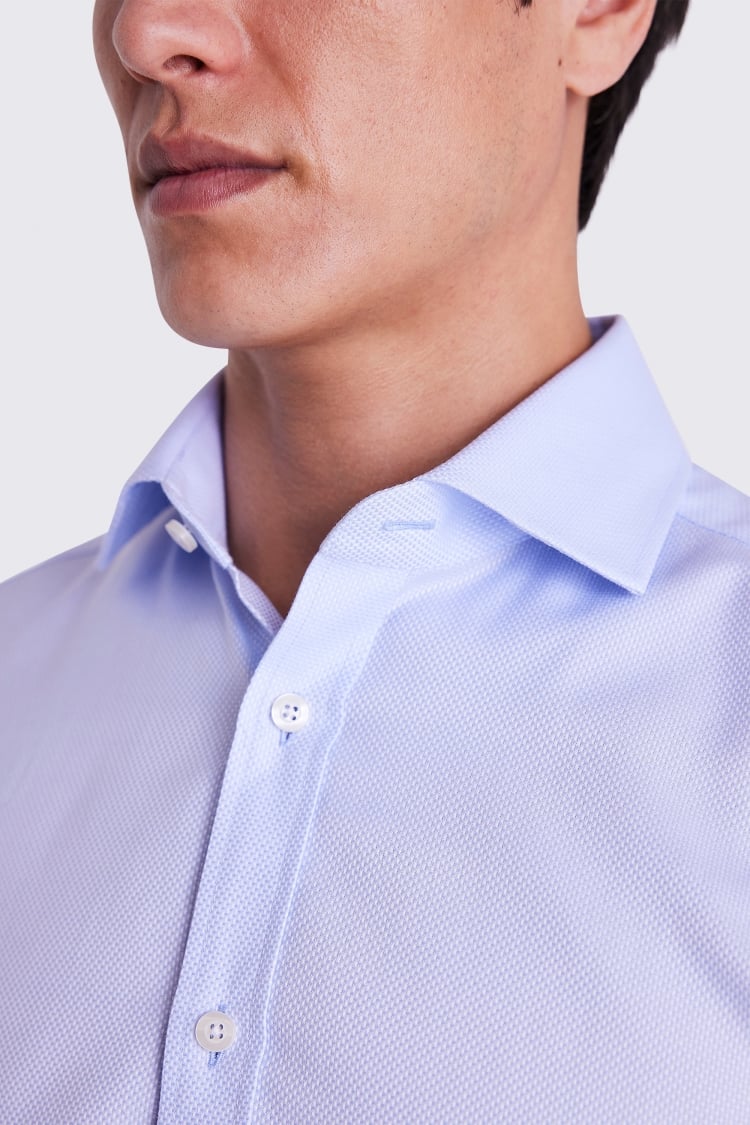 Tailored Fit Sky Dobby Shirt