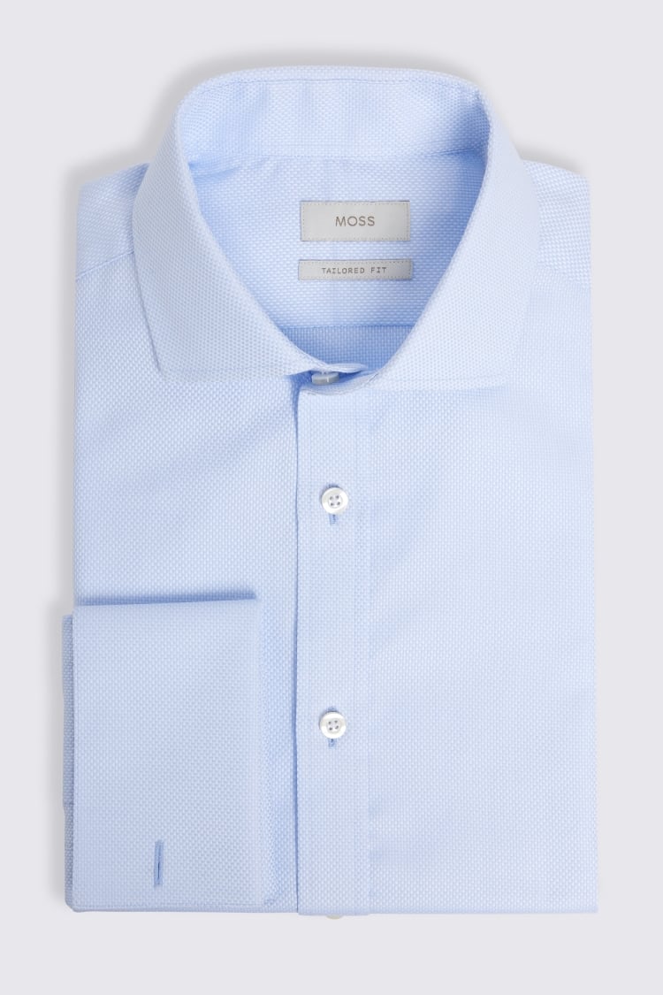 Tailored Fit Sky Dobby Shirt