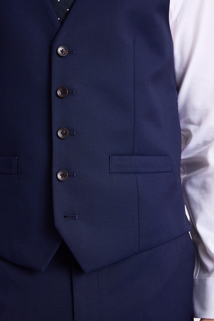 Tailored Fit Ink Stretch Waistcoat