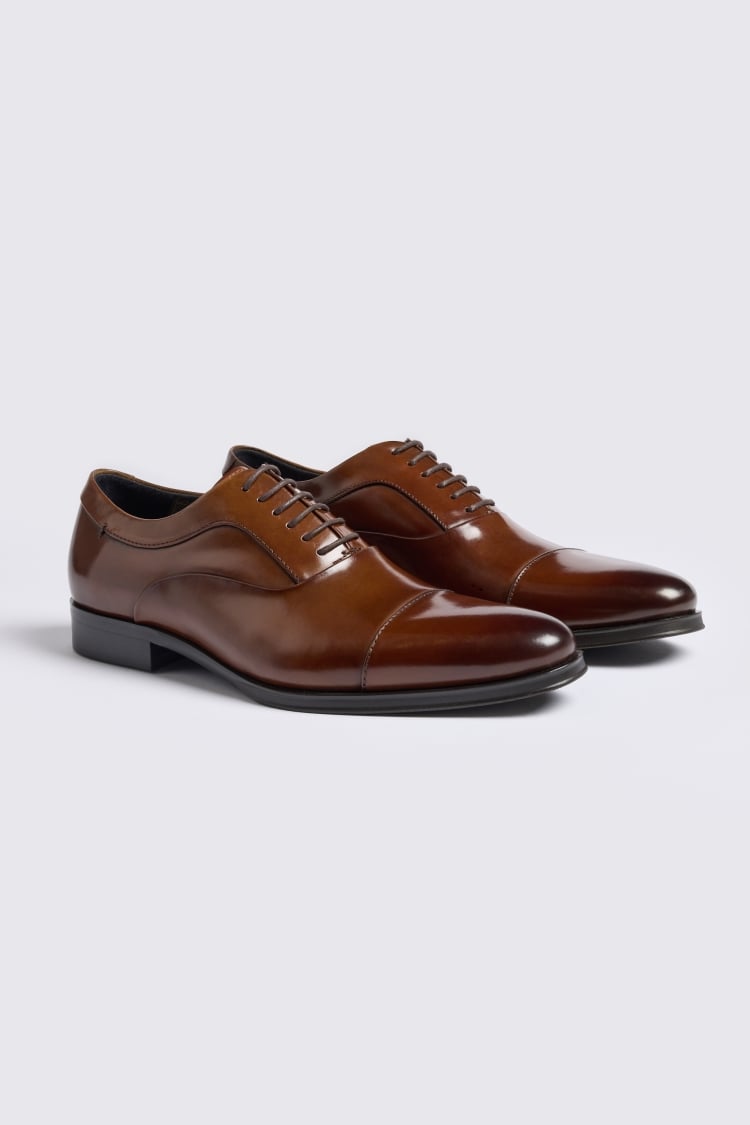 John White Guildhall Tan Oxford Shoes