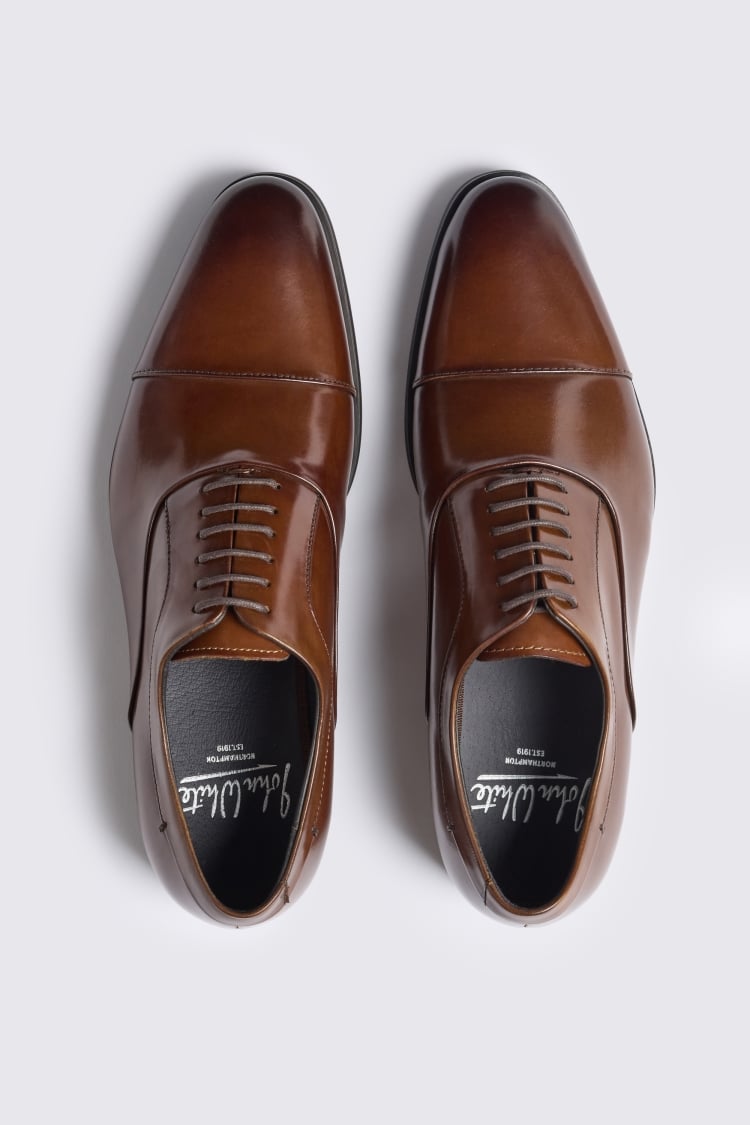 John White Guildhall Tan Oxford Shoes
