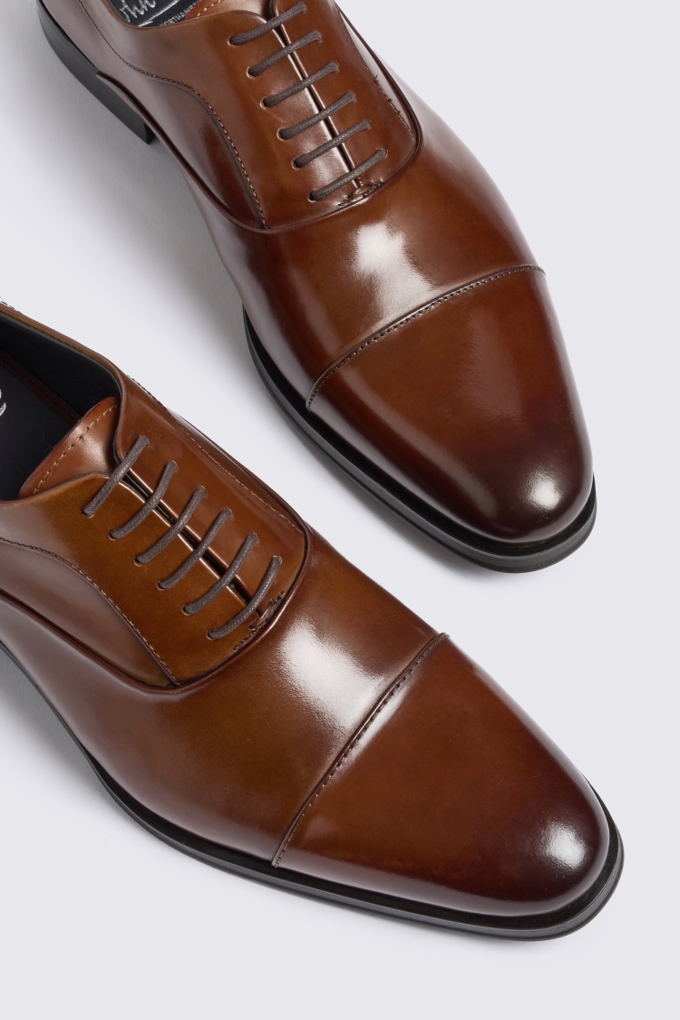 John White Guildhall Tan Oxford Shoes