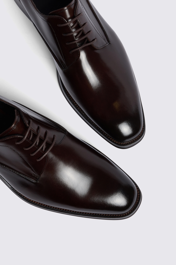 John White Wilms Brown Derby Shoe