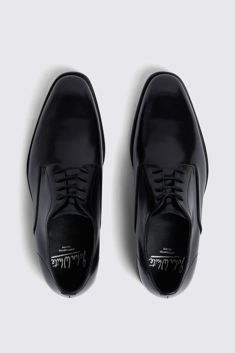 John White Wilms Black Derby Shoe