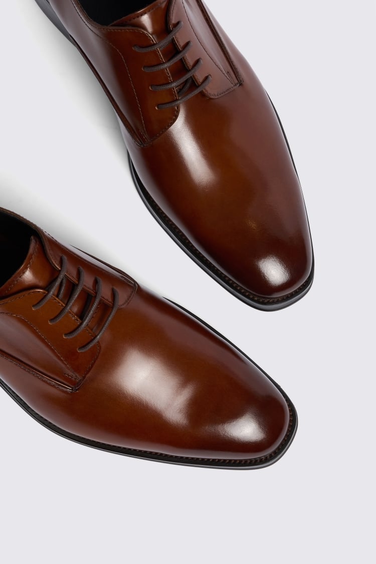 John White Wilms Tan Derby Shoe
