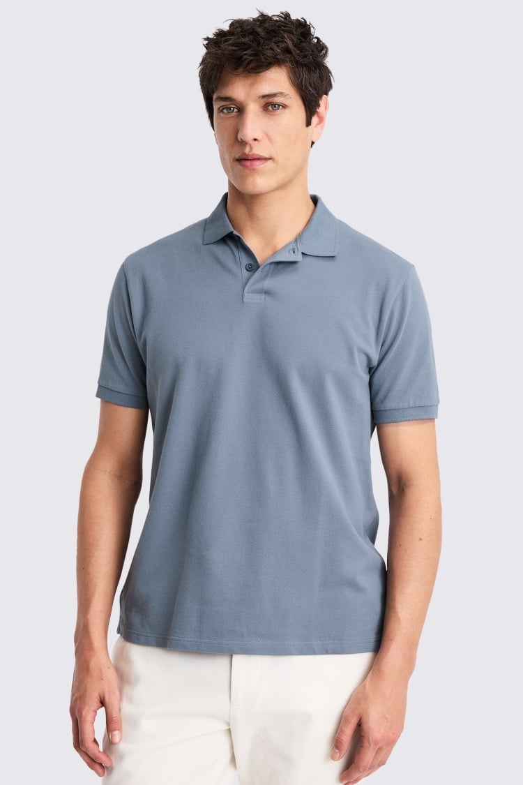 Flint Stone Pique Polo Shirt