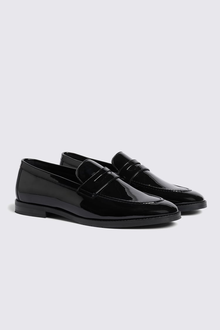 Black Patent Loafers