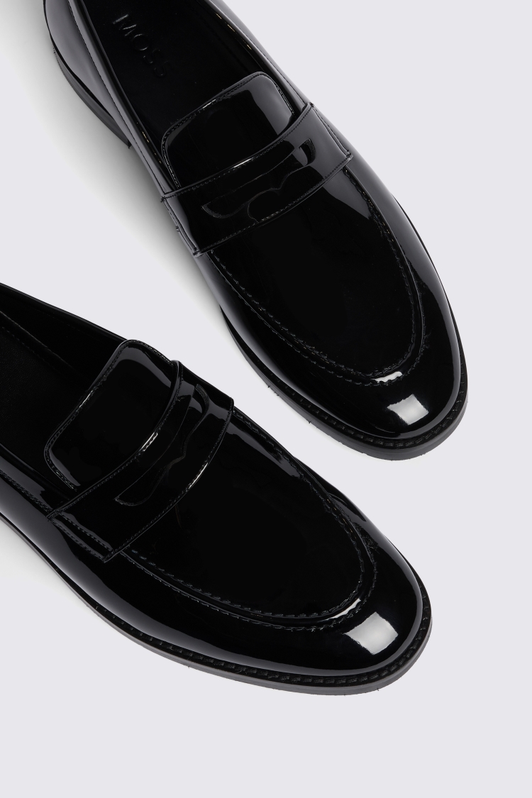 Black Patent Loafers