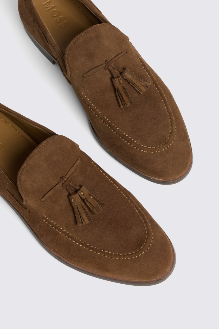 Highgate Camel Suede Loafer Shoes