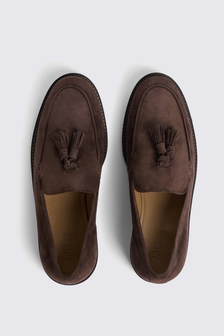Finchley Brown Suede Loafer Shoe